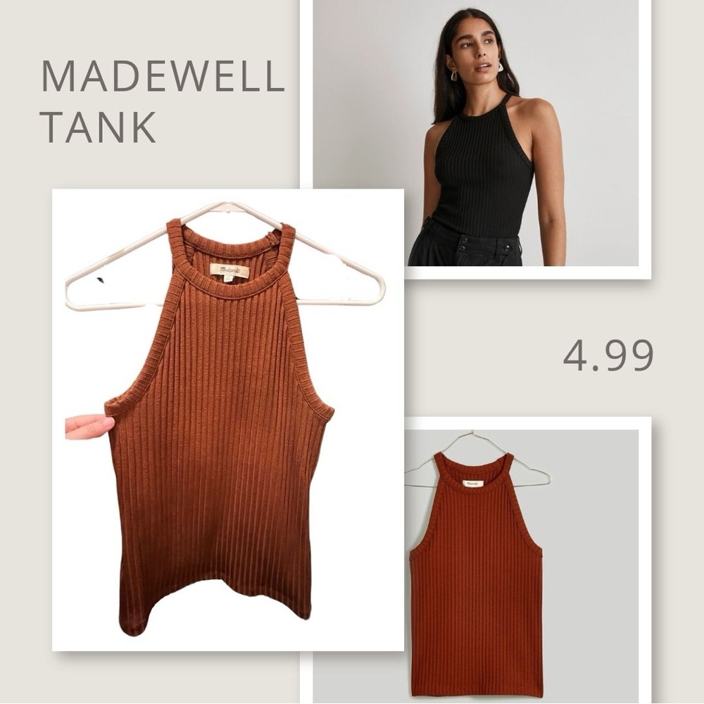 Madewell Ribbed Cutaway Crewneck Sweater